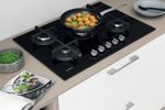 Indesit Piano cottura ING 72T/BK Nero GAS Lifestyle perspective