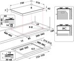 Indesit-Piano-cottura-ING-72T-BK-Nero-GAS-Technical-drawing