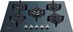 Indesit Piano cottura ING 72T/GR Grafite GAS Frontal top down