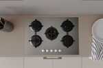 Indesit Piano cottura ING 72T/TD Tortora GAS Lifestyle frontal