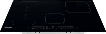 Indesit Piano cottura IB 21B77 NE Nero Induction vitroceramic Frontal top down