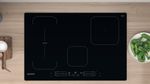 Indesit Piano cottura IB 21B77 NE Nero Induction vitroceramic Lifestyle frontal