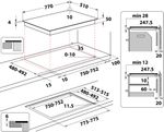 Indesit-Piano-cottura-IB-21B77-NE-Nero-Induction-vitroceramic-Technical-drawing