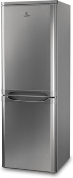 Indesit Combinazione Frigorifero/Congelatore A libera installazione NCAA 55 NX Inox 2 porte Perspective