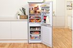 Indesit Combinazione Frigorifero/Congelatore A libera installazione NCAA 55 NX Inox 2 porte Lifestyle frontal open