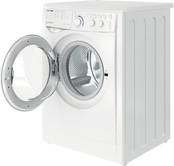 Indesit Lavabiancheria A libera installazione EWC 81283 W IT N Bianco Carica frontale D Perspective open