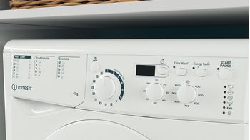 Indesit Lavabiancheria A libera installazione EWUD 41051 W EU N Bianco Carica frontale F Lifestyle control panel