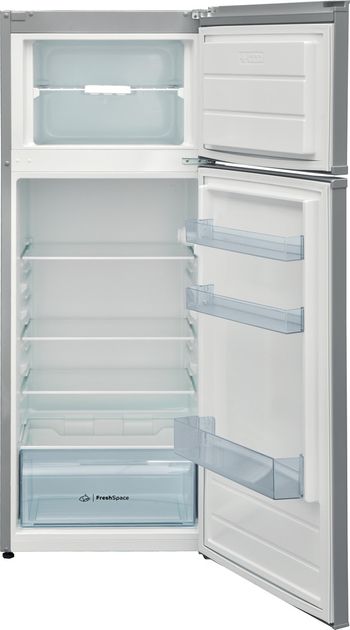 Indesit Combinazione Frigorifero/Congelatore A libera installazione I55TM 4110 S 1 Argento 2 porte Frontal open