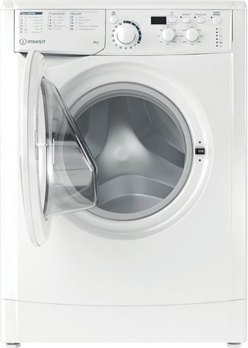 Indesit Lavabiancheria A libera installazione EWSD 61251 W IT N Bianco Carica frontale F Frontal open