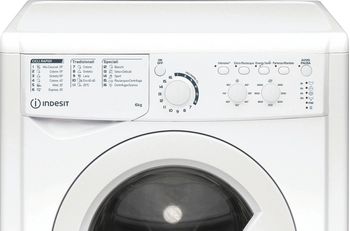 Indesit Lavabiancheria A libera installazione EWC 61051 W IT N Bianco Carica frontale F Control panel