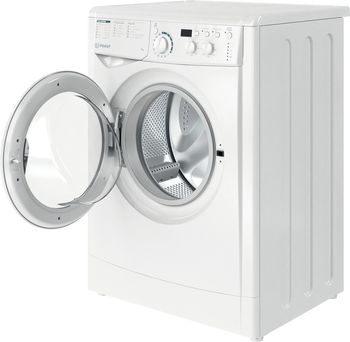 Indesit Lavabiancheria A libera installazione EWD 71052 W IT N Bianco Carica frontale E Perspective open