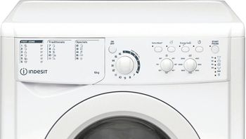 Indesit Lavabiancheria A libera installazione EWSC 61251 W EU N Bianco Carica frontale F Control panel
