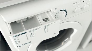 Indesit Lavabiancheria A libera installazione EWSC 61251 W EU N Bianco Carica frontale F Drawer