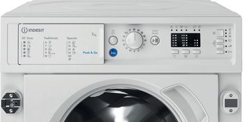 Indesit Lavabiancheria Da incasso BI WMIL 71252 EU N Bianco Carica frontale E Control panel