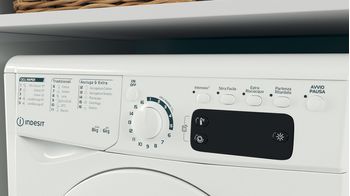 Indesit Lavasciugabiancheria A libera installazione EWDE 861483 W IT N Bianco Carica frontale Lifestyle control panel