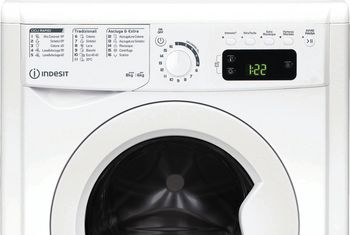 Indesit Lavasciugabiancheria A libera installazione EWDE 861483 W IT N Bianco Carica frontale Control panel