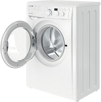 Indesit Lavabiancheria A libera installazione EWD 61051 W IT N Bianco Carica frontale F Perspective open