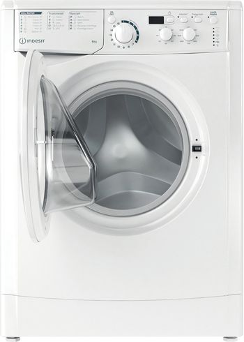 Indesit-Lavabiancheria-A-libera-installazione-EWD-61051-W-IT-N-Bianco-Carica-frontale-F-Frontal-open