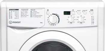 Indesit Lavabiancheria A libera installazione EWD 61051 W IT N Bianco Carica frontale F Control panel