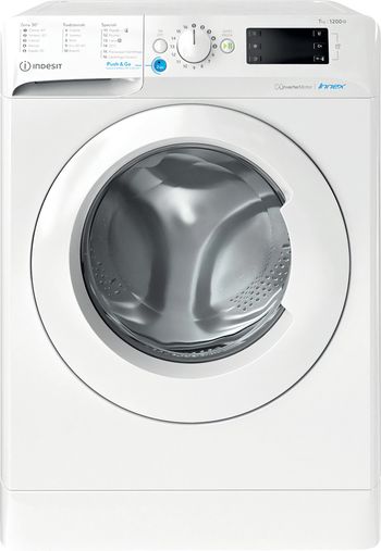 Indesit Lavabiancheria A libera installazione BWSE 71283X W IT N Bianco Carica frontale D Frontal