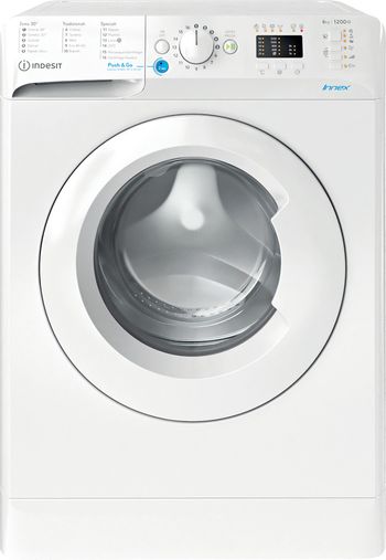 Indesit Lavabiancheria A libera installazione BWSA 61251 W IT N Bianco Carica frontale F Frontal