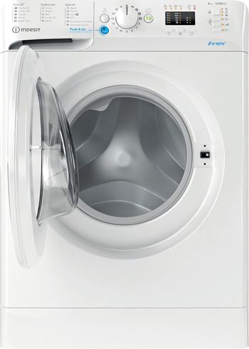 Indesit Lavabiancheria A libera installazione BWSA 61251 W IT N Bianco Carica frontale F Frontal open