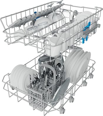 Indesit Lavastoviglie A libera installazione DSFE 1B10 S A libera installazione F Technical Translucent