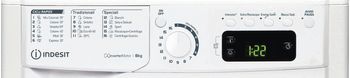 Indesit Lavabiancheria A libera installazione EWE 81283 W IT N Bianco Carica frontale D Program
