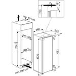 Indesit-Frigorifero-Da-incasso-INSZ-3032-V-Acciaio-Technical-drawing