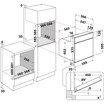 Indesit-Forno-Da-incasso-IFV-220-BL-Elettrico-A-Technical-drawing