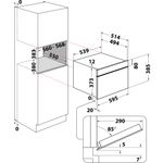 Indesit-Microonde-Da-incasso-MWI-4343-WH-Bianco-Elettronico-31-Microonde---grill-1000-Technical-drawing