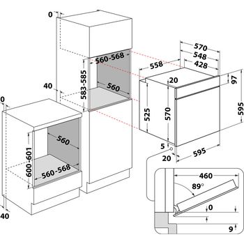 Indesit-Forno-Da-incasso-IFW-6530-WH-Elettrico-A-Technical-drawing