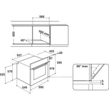 Indesit-Forno-Da-incasso-IFW-5834-IX-Elettrico-A-Technical-drawing