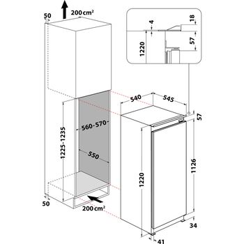 Indesit-Frigorifero-Da-incasso-SZ-12-A2D-I-Inox-Technical-drawing