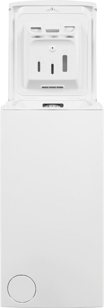 Indesit Lavabiancheria A libera installazione BTW A61052 (IT) Bianco Carica dall'alto A++ Frontal open
