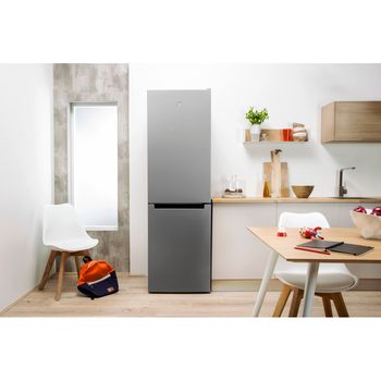 Indesit-Combinazione-Frigorifero-Congelatore-A-libera-installazione-LI80-FF2-S-B-Argento-2-porte-Lifestyle-frontal