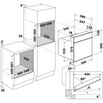 Indesit-Forno-Da-incasso-IFV-230-IX-Elettrico-A-Technical-drawing