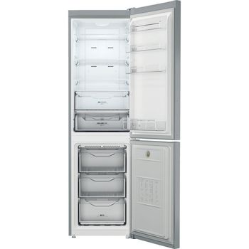 Indesit-Combinazione-Frigorifero-Congelatore-A-libera-installazione-XI9-T2O-X-MB-Inox-2-porte-Frontal-open