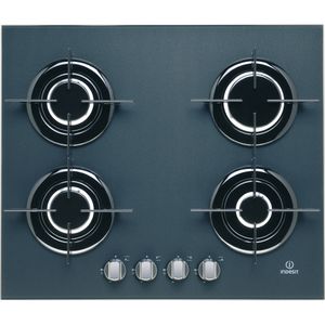 Piano cottura a gas Indesit: 4 fuochi - IPG 640 S (GR)