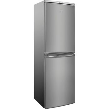 Indesit-Combinazione-Frigorifero-Congelatore-A-libera-installazione-CAA-55-NX-Inox-2-porte-Perspective