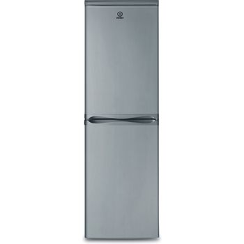 Indesit-Combinazione-Frigorifero-Congelatore-A-libera-installazione-CAA-55-NX-Inox-2-porte-Frontal