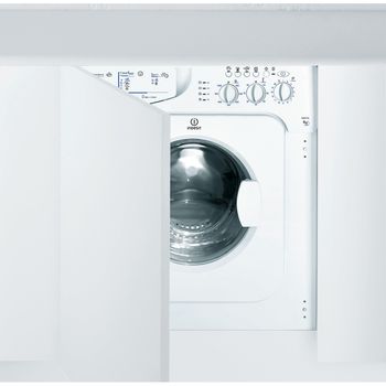 Indesit-Lavabiancheria-Da-incasso-IWME-106--EU--Bianco-Carica-frontale-A--Frontal