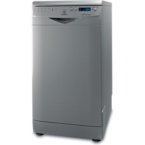 Lavastoviglie Indesit: slim, colore argento - DSR 57M94 A S EU