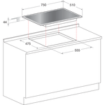 Indesit-Piano-cottura-PR-752-W-I-GR--Grafite-GAS-Technical-drawing