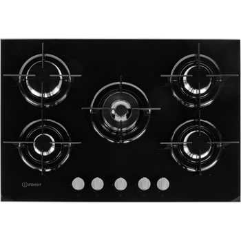 Indesit-Piano-cottura-PR-752-W-I-BK--Nero-GAS-Frontal