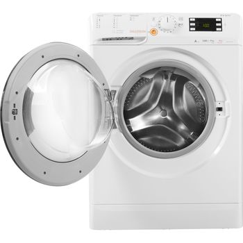 Indesit-Lavasciugabiancheria-A-libera-installazione-XWDE-961480X-WKKK-IT-Bianco-Carica-frontale-Frontal-open