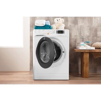 Indesit-Lavasciugabiancheria-A-libera-installazione-XWDE-961480X-WKKK-IT-Bianco-Carica-frontale-Lifestyle-frontal-open