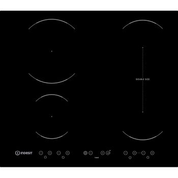 Indesit-Piano-cottura-VID-641-B-C-Nero-Induction-vitroceramic-Frontal