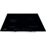 Indesit-Piano-cottura-VIS-640-C-Nero-Induction-vitroceramic-Frontal-top-down