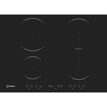 Indesit-Piano-cottura-VID-741-B-C-Nero-Induction-vitroceramic-Frontal